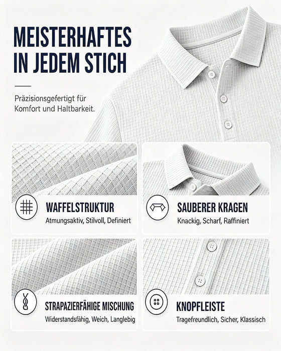 Men's Solid Color Lapel Top