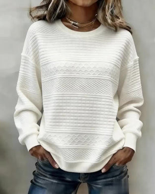 Twist Round Neck Sweatshirt