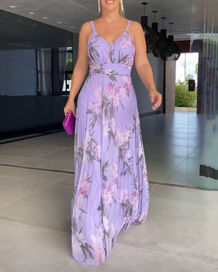 Gentle suspender elegant dress