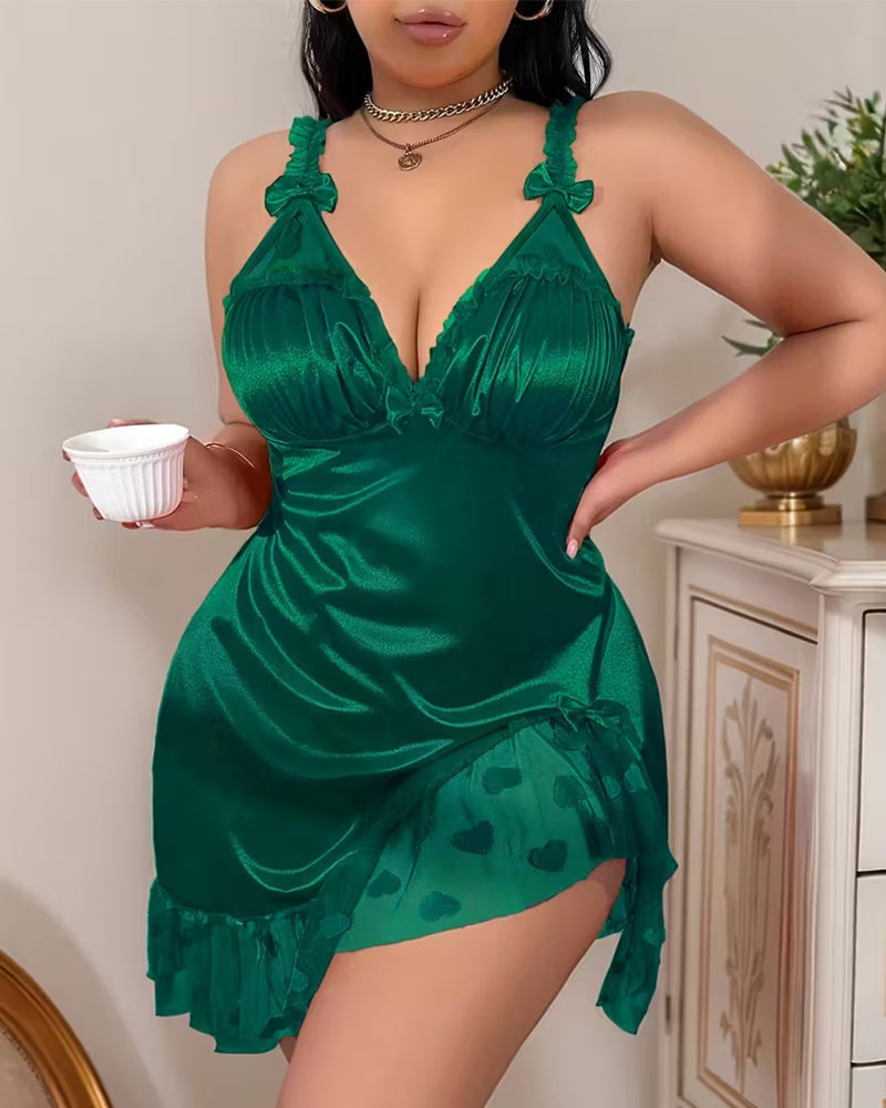 Sexy Spaghetti Strap Comfortable Sleep Dress