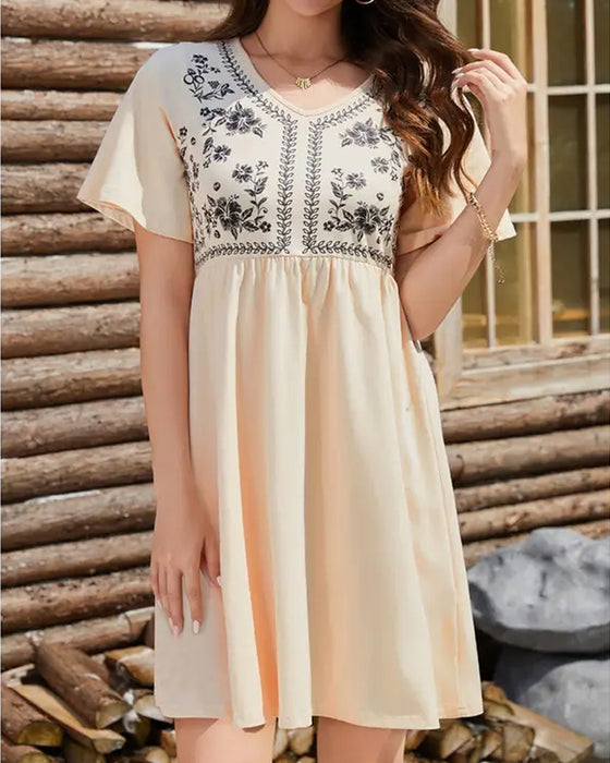 Vintage Artistic Loose Dresses
