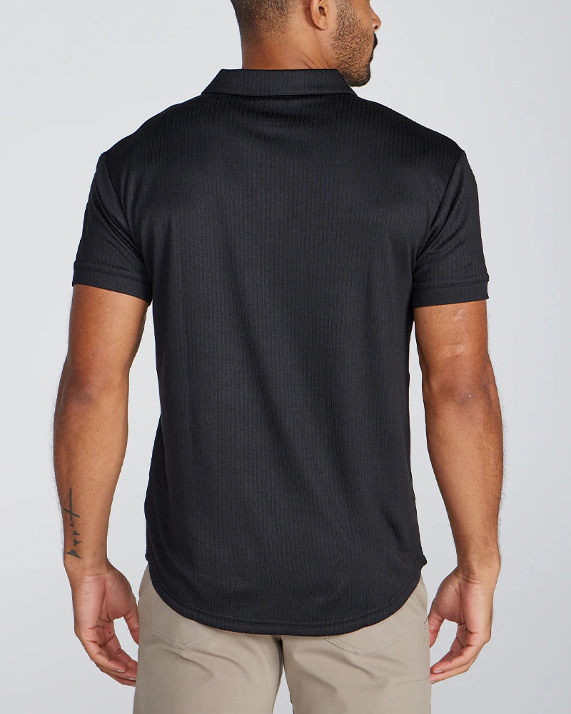 Polo Collar Short Sleeve Men's T-Shirt