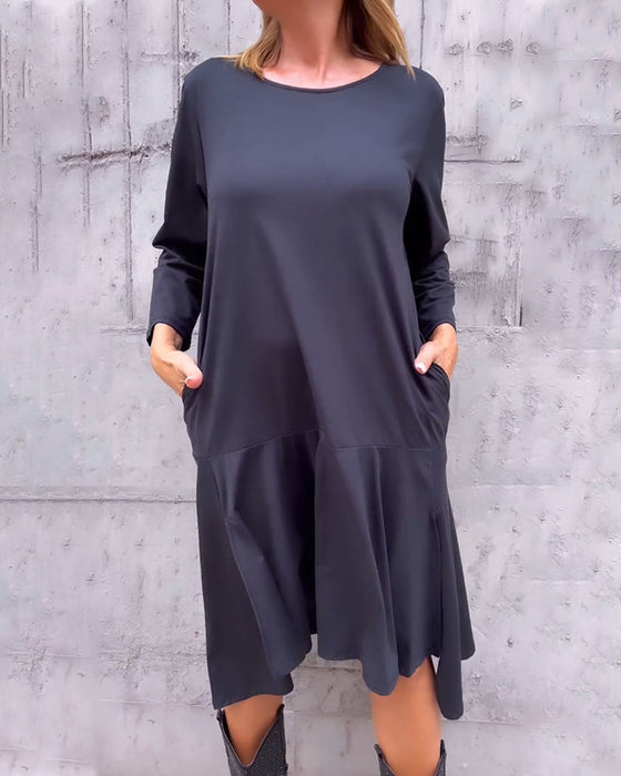 loose dress with pocket