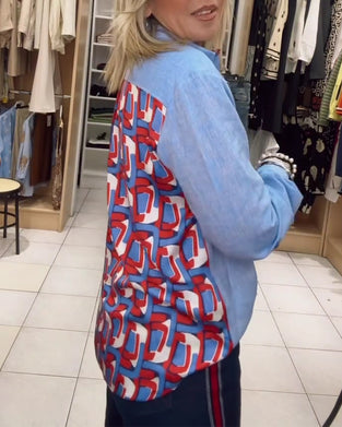 Lapel Long Sleeve Button Down Shirt