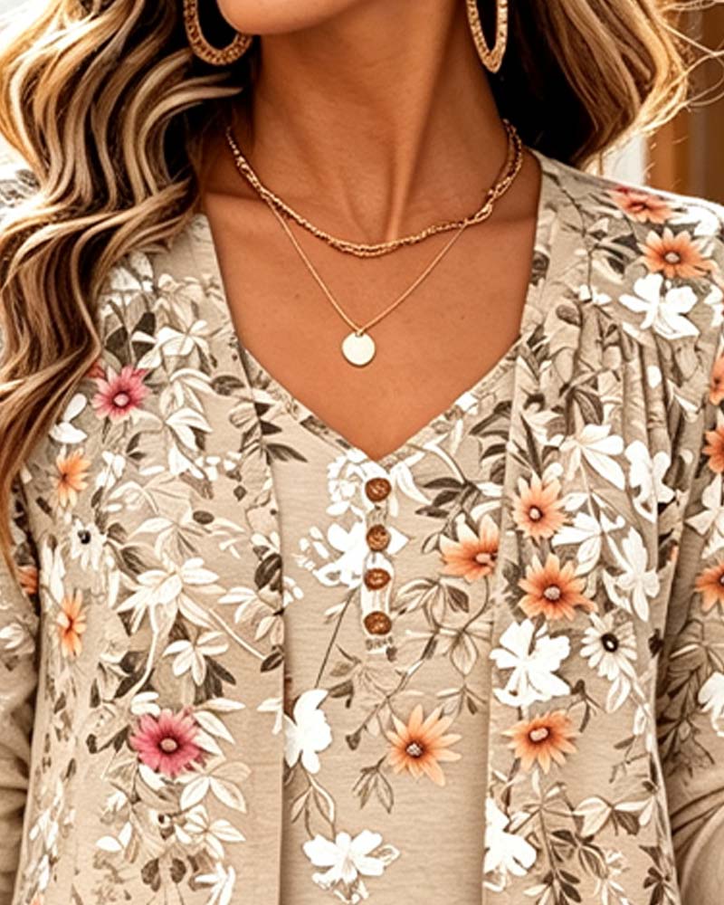 Casual Long Sleeve Blouse
