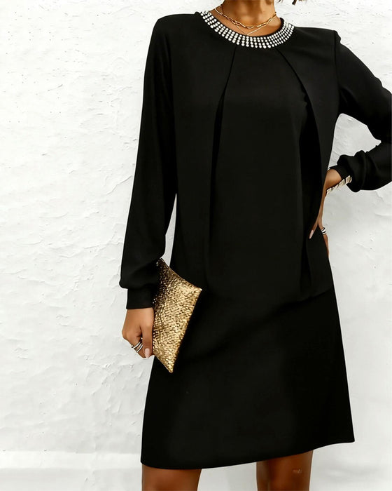Fashionable And Elegant Long Sleeve Dress