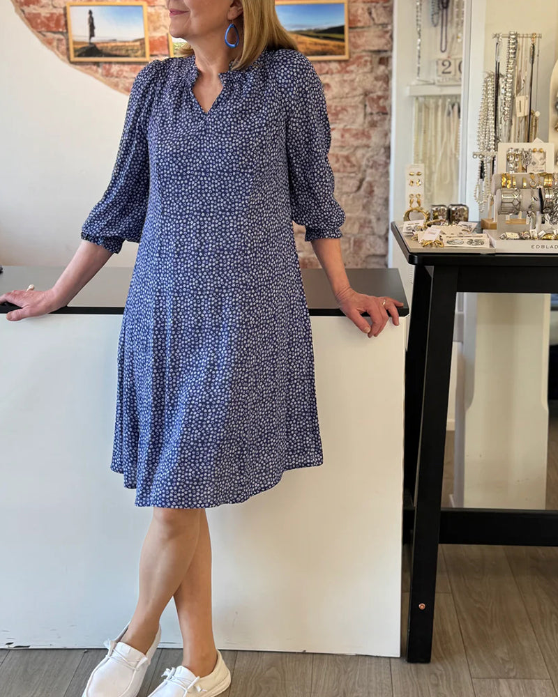 Small Floral A-Line Dress