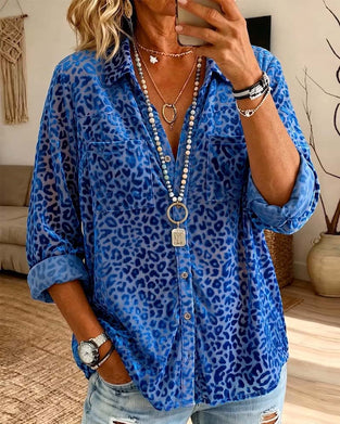 Leopard Pocket Button Shirt