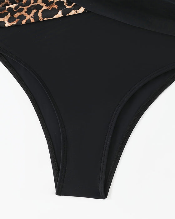 Vacation Leopard Print One Piece