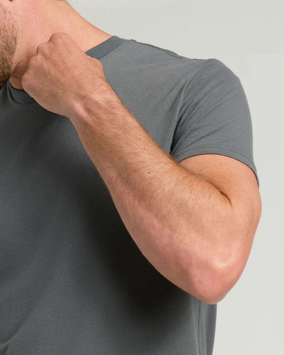 Men's Solid-Color Short-Sleeve Top
