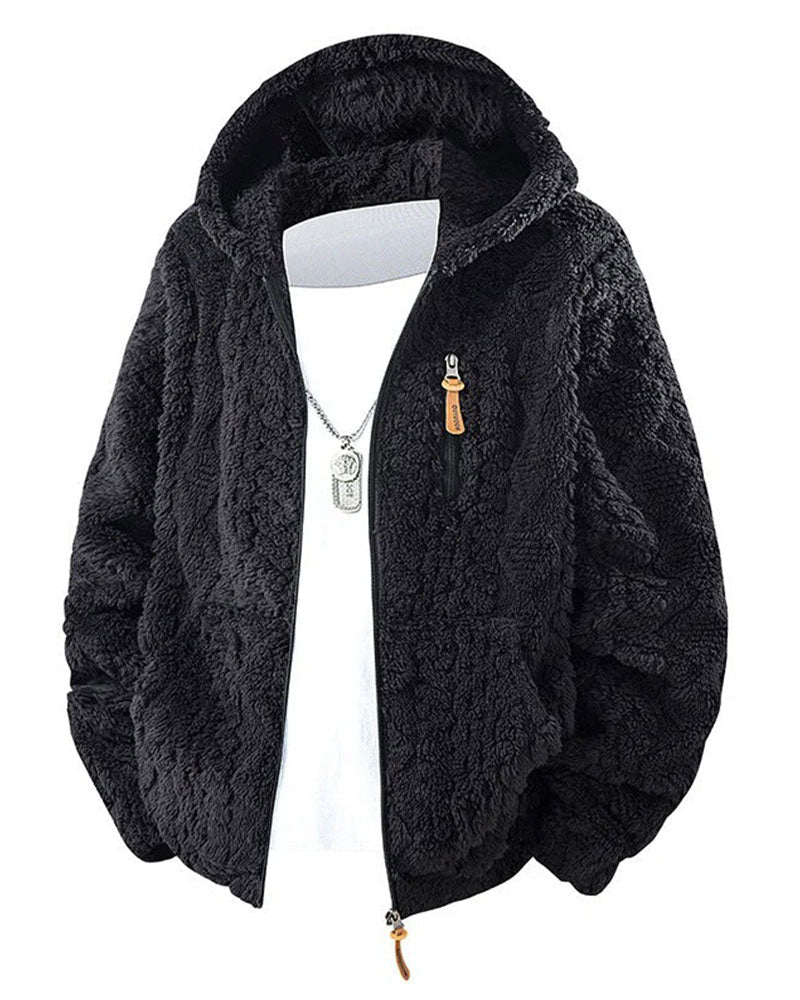 Men's Hooded Zipper Coat