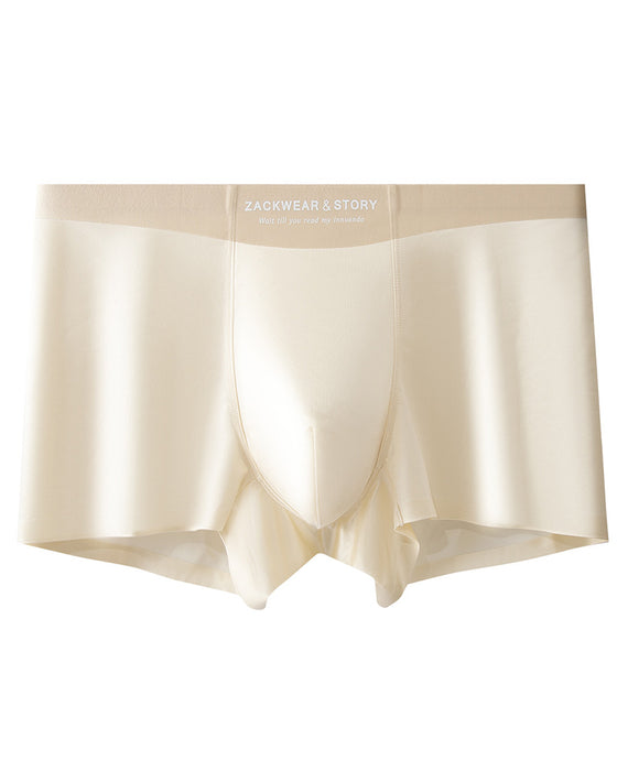 Men's Ice Silk Breathable Boxer Shorts