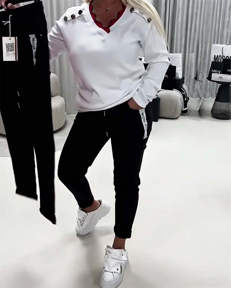 Fashion Stretch Drawstring Pants