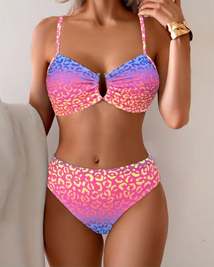 Stylish Animal-Print Bikini
