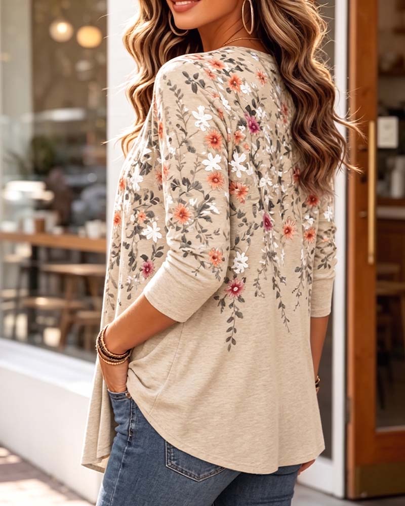 Casual Long Sleeve Blouse