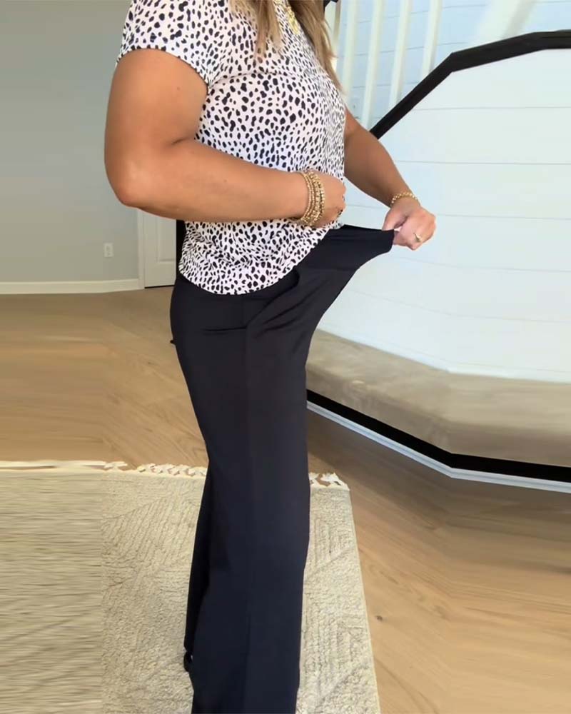 Straight Versatile Casual Pants
