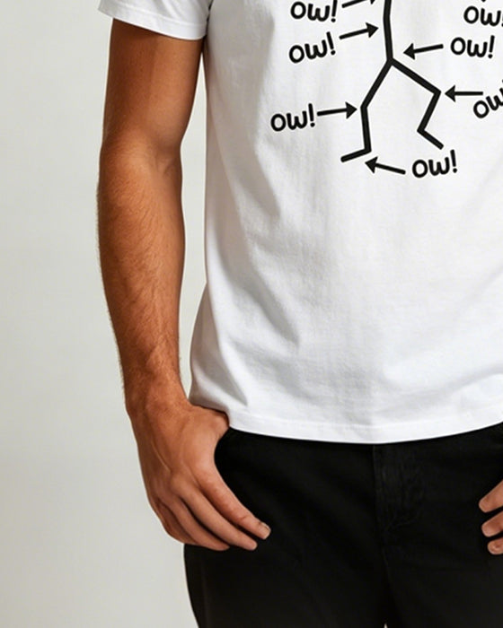 Match Print Cotton Casual T-Shirt