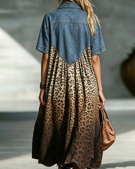 Animal Print Casual Dress