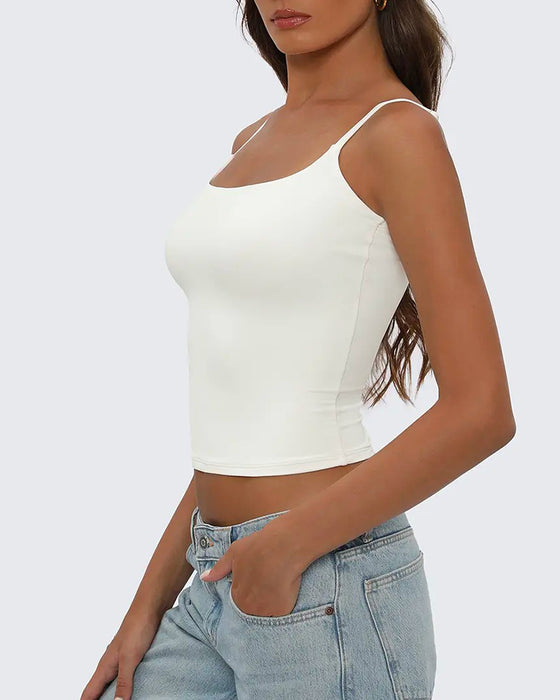 Solid Casual Cami Top