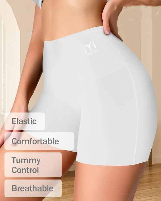 Mid-Rise Solid Color Shorts