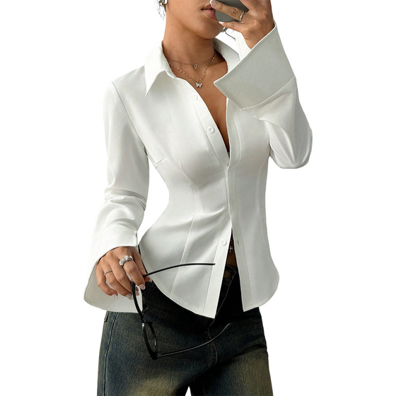 Women's Elegant Slim-Fit Blouse