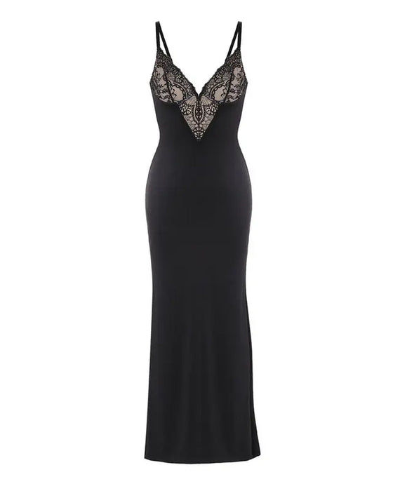 Strappy Lace Maxi Dress