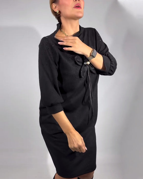 3D Floral Design Fashion Dress