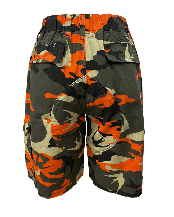 Sport Camouflage Cargo Shorts