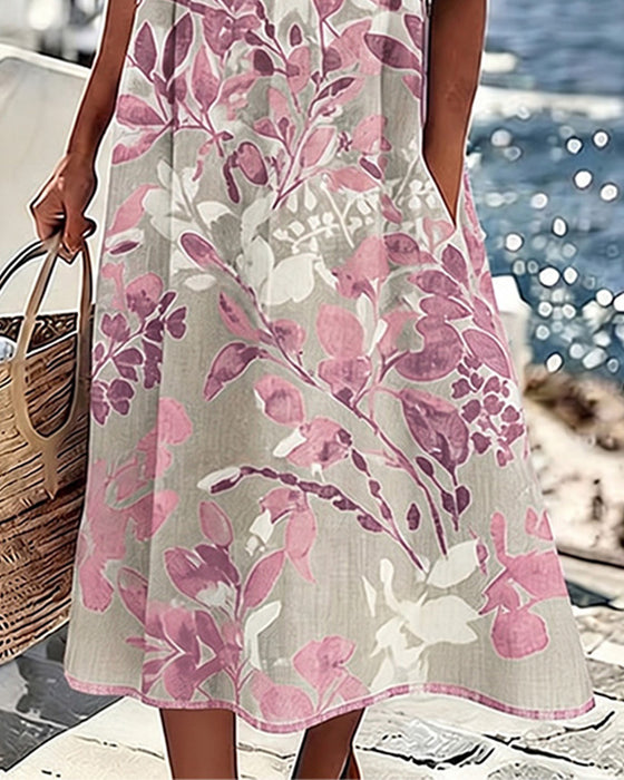 Printed Shift Dress