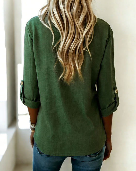 Fashionable Cotton And Linen T-Shirts