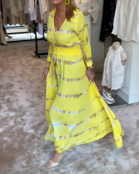 Women's elegant commuter long dress