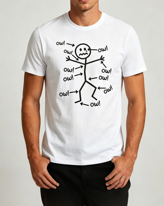 Match Print Cotton Casual T-Shirt