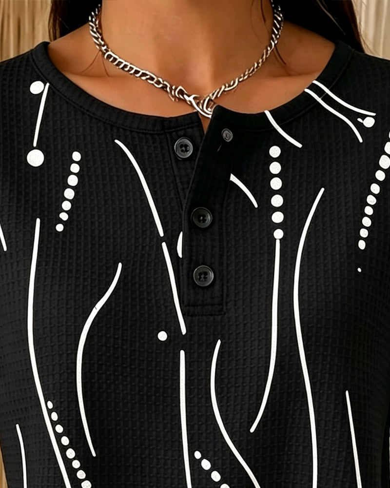 Round Neck Short-Sleeved T-Shirt