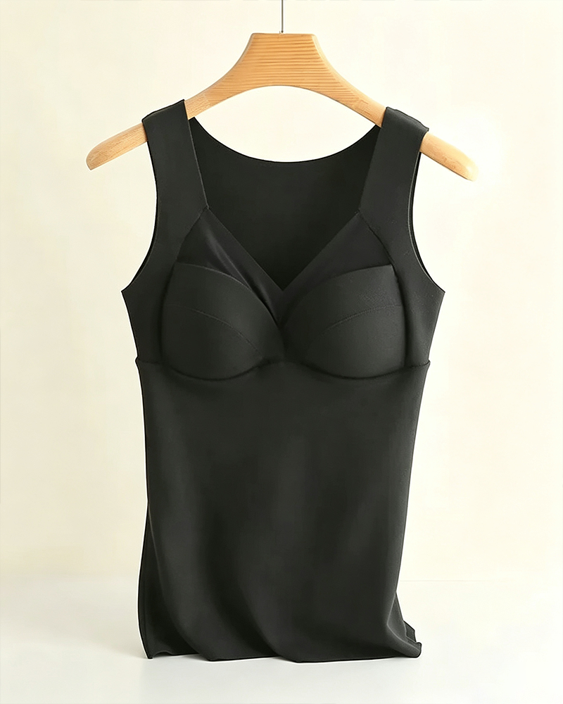 One-Piece Padded Warm Tank Top