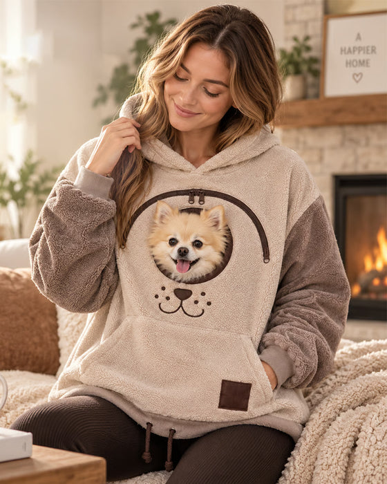 Hooded Zipper Pet Hoodie
