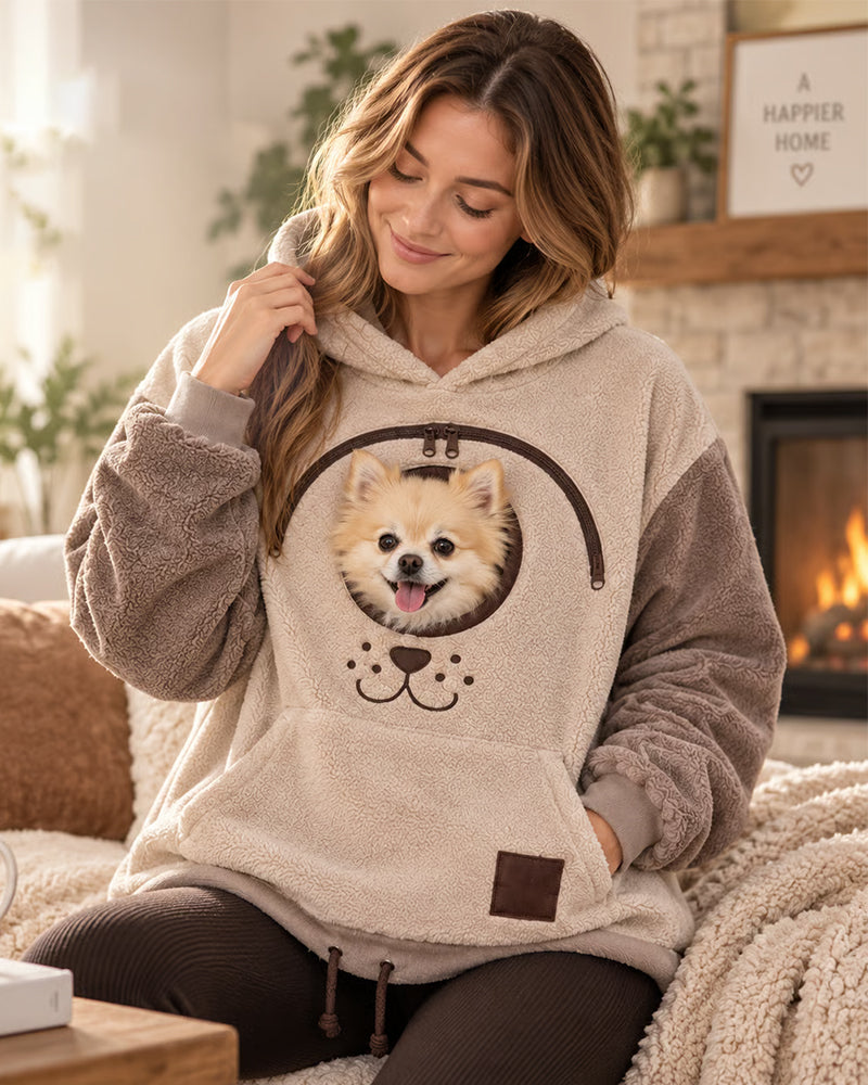 Hooded Zipper Pet Hoodie