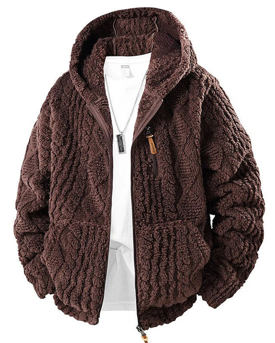 Men's Hooded Zipper Coat