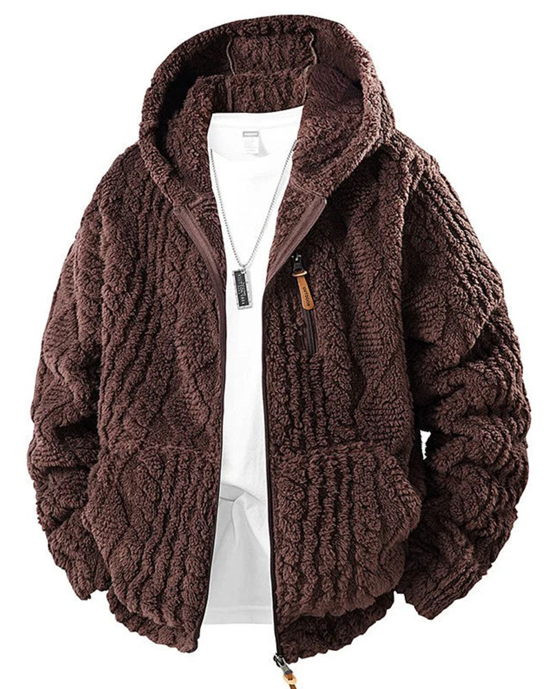 Men's Hooded Zipper Coat