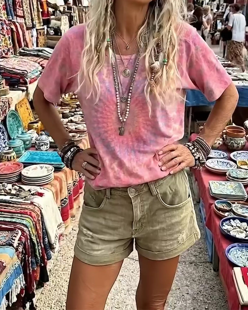 Gradient Tie-Dye T-Shirt