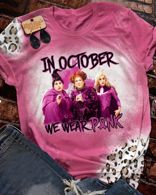 In October We Wear Pink T-shirt